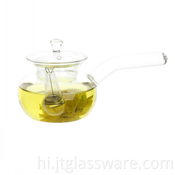 Small Glass Teapot With Remove Infuser